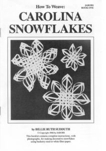 Photo of the cover of How to Make Carolina Snowflakes Book