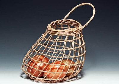 Walnut Onion Basket by Billie Ruth Sudduth
