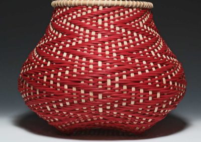 Crimson Tide Basket by Billie Ruth Sudduth